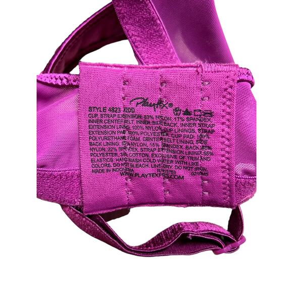 Playtex Shape Body Revelation Style 4823 Bright Pink Underwire Bra Size 42DD - Picture 6 of 6